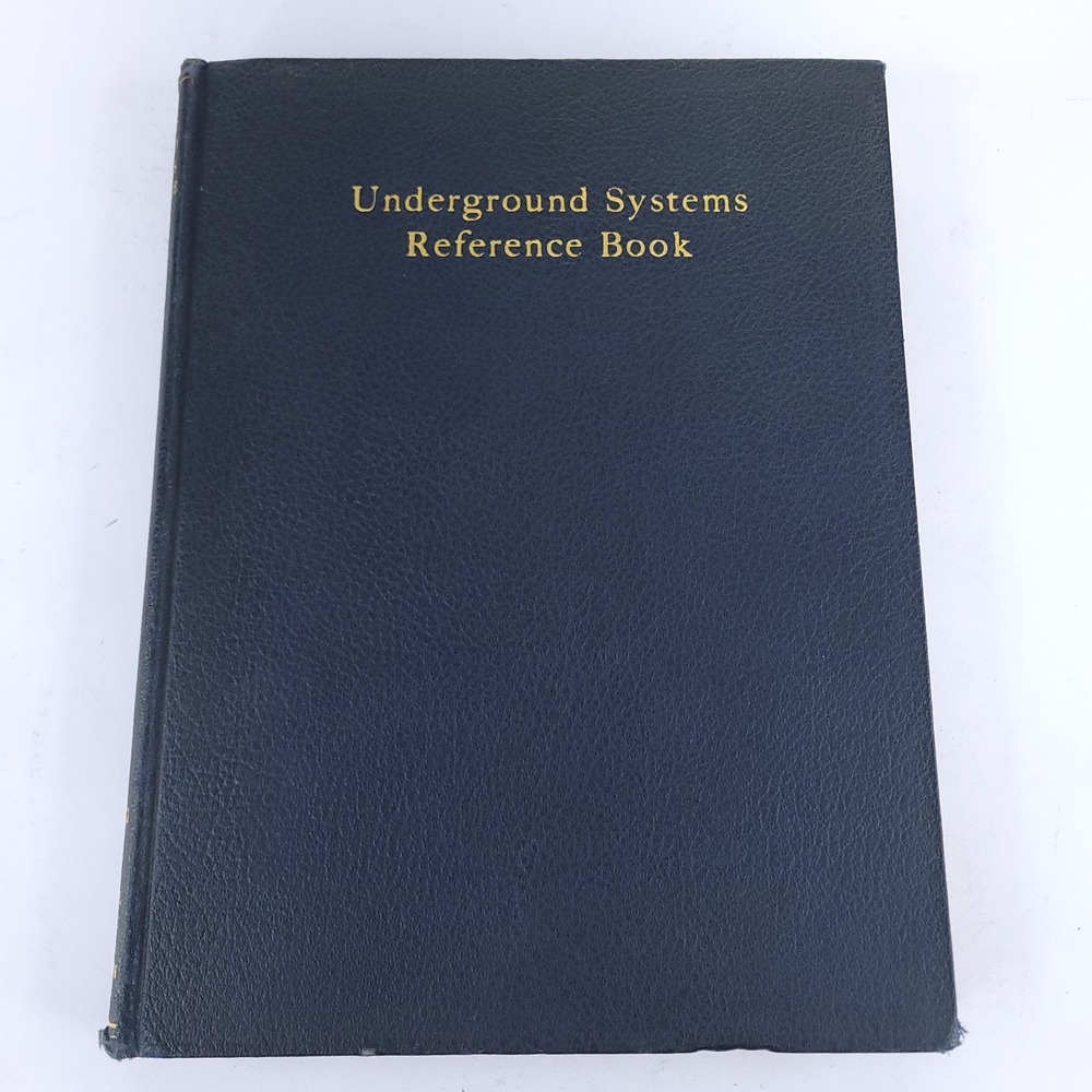 1931 Underground Systems Reference Book First Edition First Printing 7500 Copies